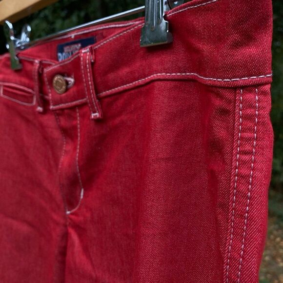 Quicksilver Roxy Jean Red Size 5 Bootcut Jeans - Picture 3 of 7